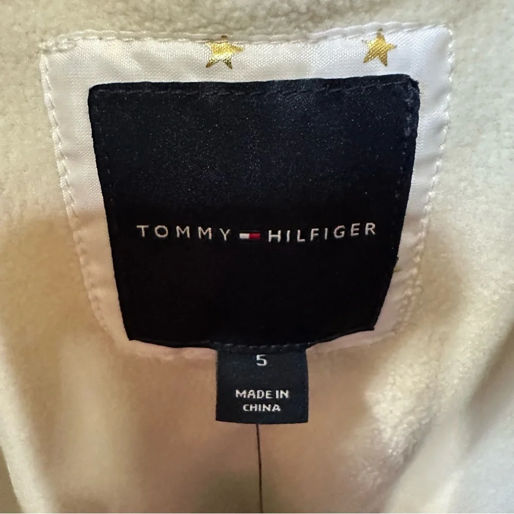 Girls Navy Tommy Hilfiger Winter Coat